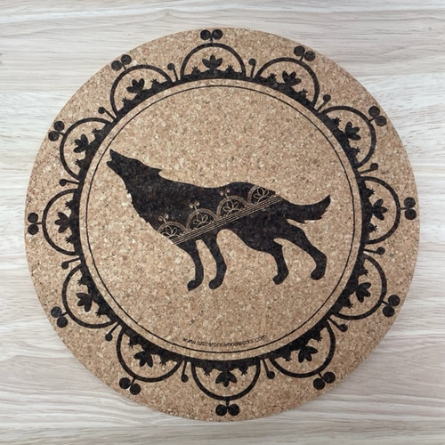 9" Wolf Clan Trivet/Hot Plate