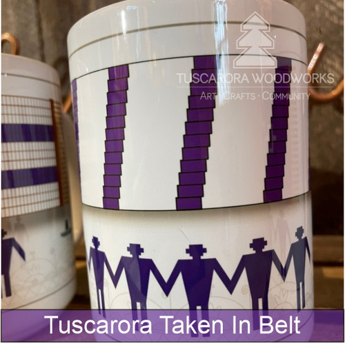 This Tuscarora Taken In mug makes a great gift for the coffee or tea drinker that you know; it's built to last and holds up to 15 ounces of your favorite beverage.