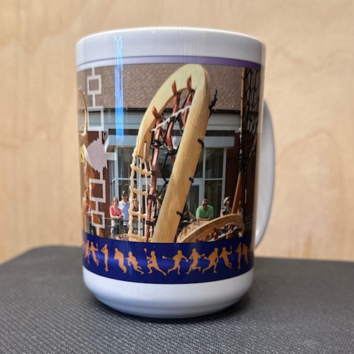 This lacrosse mug makes a great gift for the player or fan that you know; it's built to last and holds up to 15 ounces of your favorite beverage.