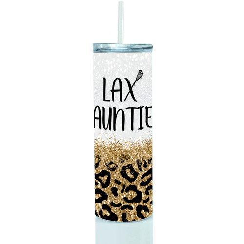 20oz. Lax Auntie Skinny Tumbler