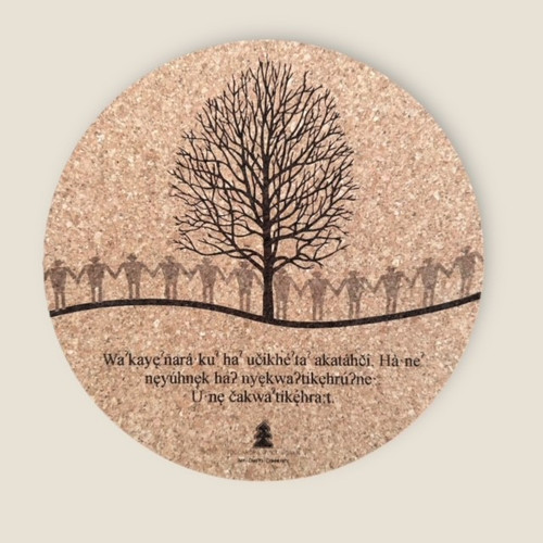 9" Giving Thanks to the Trees Trivet/Hot Plate