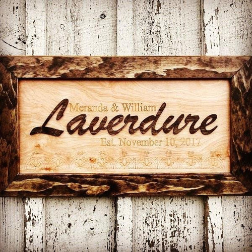 Custom Wooden Sign