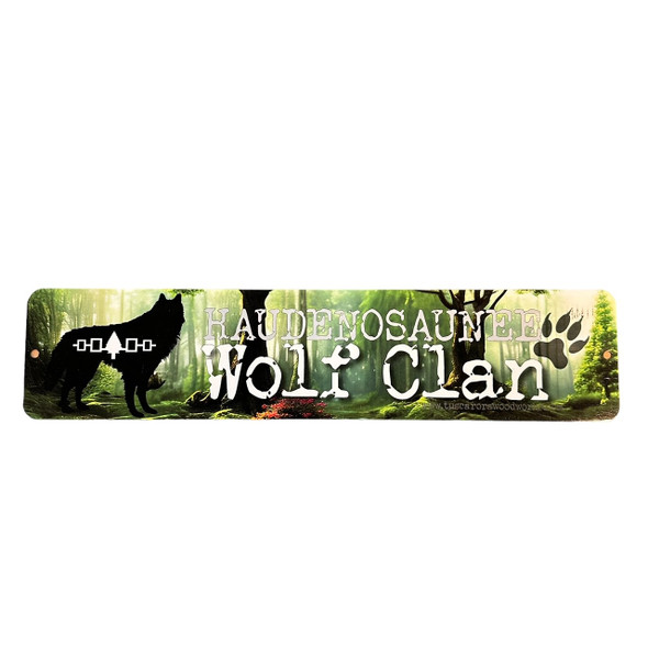 18" Metal Clan Sign