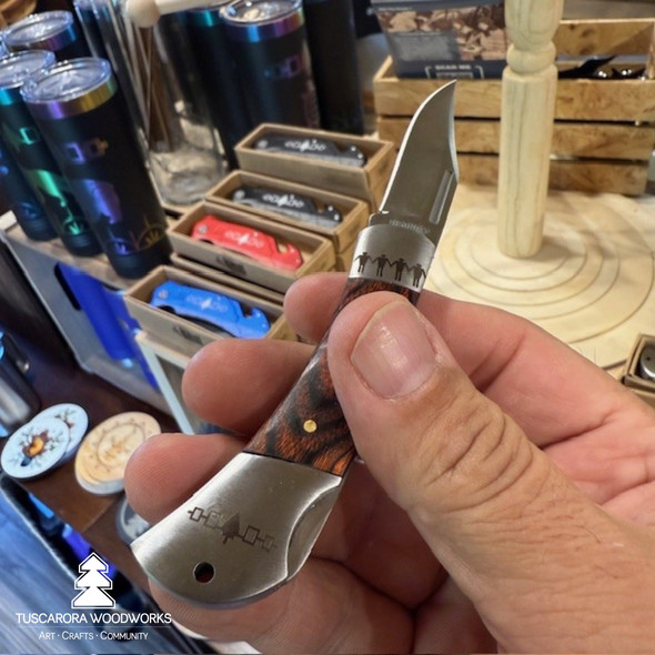 3.5" Rosewood Pocket Knife