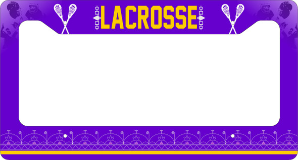 Lacrosse License Plate Frame