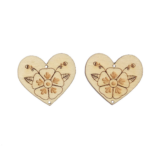 We are proud to say all our wooden centers/cabs are handcrafted on the Tuscarora Nation. We precision-engrave our original designs onto each pair to provide you with a creative basis for your beadwork. Our customers find that incorporating our cabs into their beadwork allows them to create unique pieces and increases their sales.