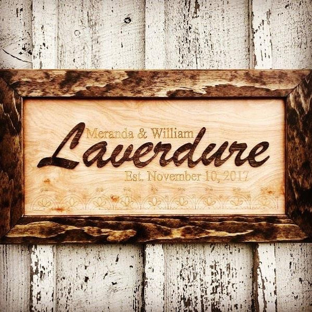 Custom Wooden Sign