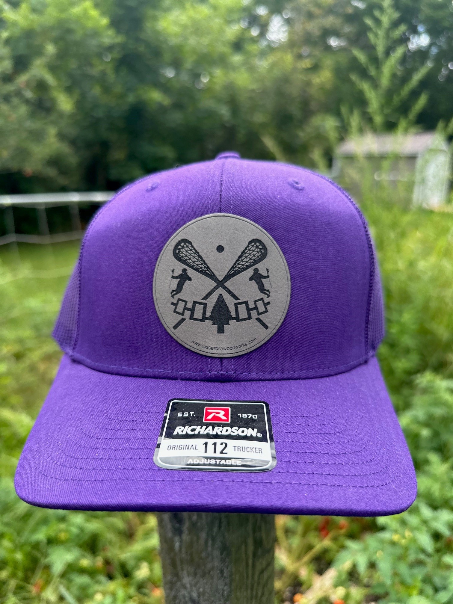 Purple Lacrosse Snap-back Hat