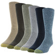 GOLDTOE® Men's Harrington Crew Socks (Blue Wave)