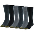 GOLDTOE® Men's Stanton Crew Socks (Grey / Dark Grey / Black)