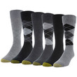 GOLDTOE® Men's Short Crew Socks (Grey)