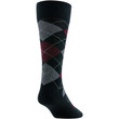 GOLDTOE Edition Mens Dress Argyle Crew Socks Assorted, 3 Pack (Black / Black & Grey / Charcoal)