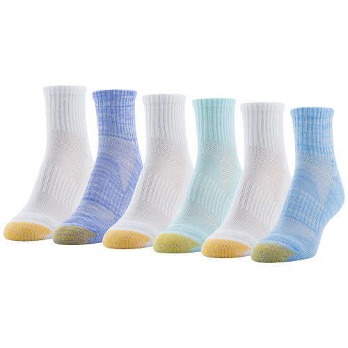 GOLDTOE® Women's Half Cushion Quarter Socks (Assorted)