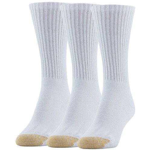 GOLDTOE® Women's Ultra Tec Crew Socks (White)