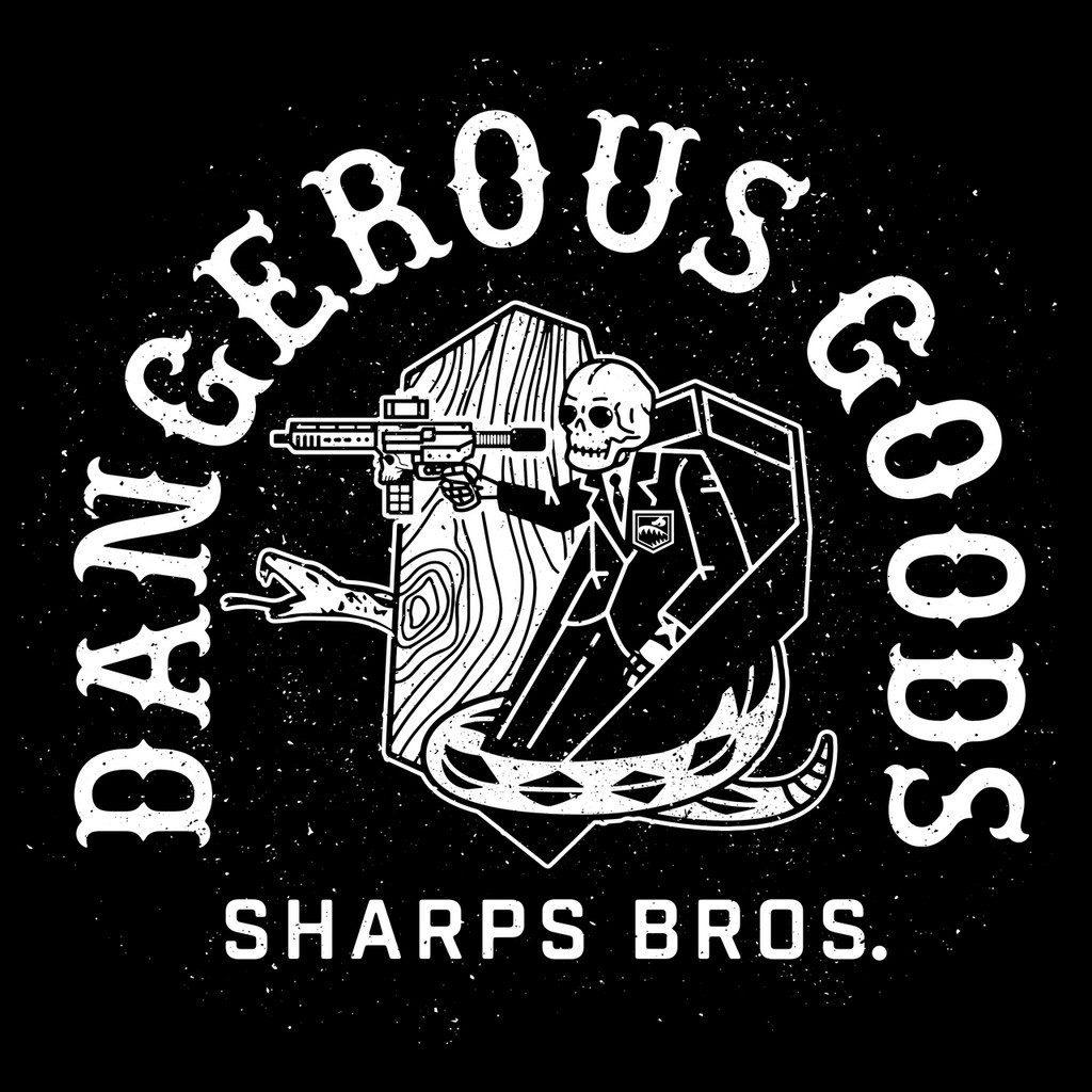 T-Shirt: Dangerous Goods (Black)