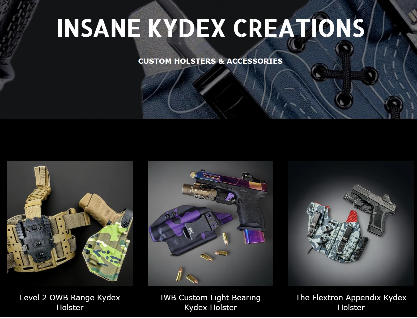 IWB & OWB Holsters by Insane Kydex Creations - SHARPS BROS