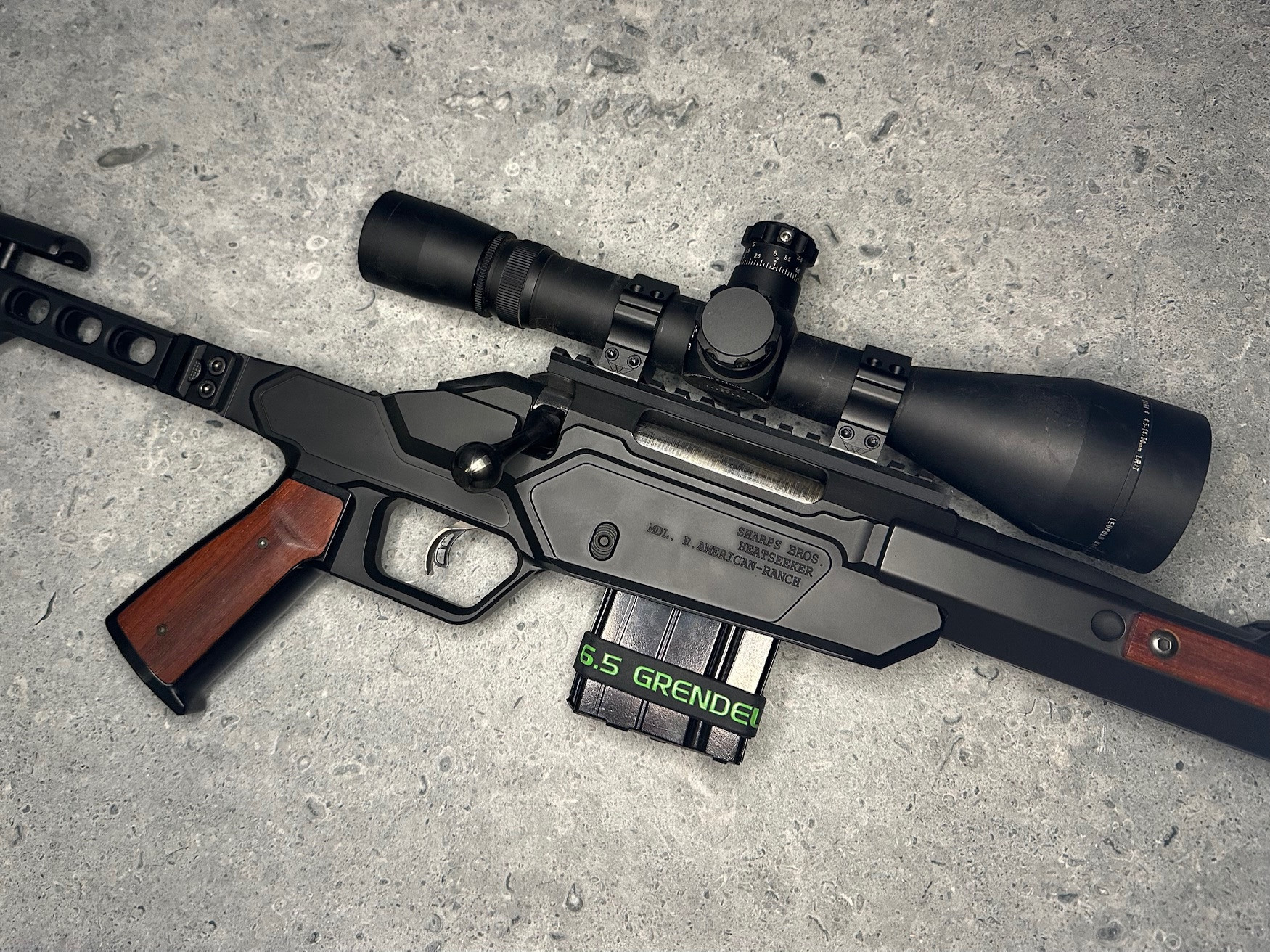 SBC05-1913. Heatseeker Chassis - Ruger American (AR magazine fed