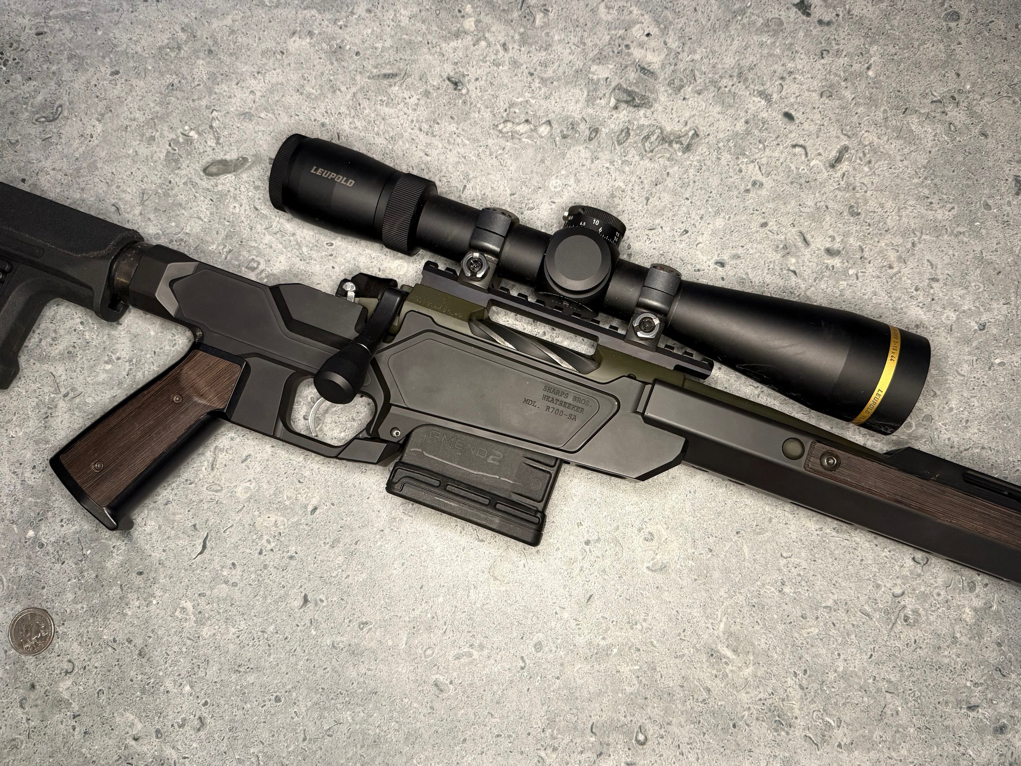 Aluminum/Wood AR Grip & MLOK Handguard Panels - Wenge Wood