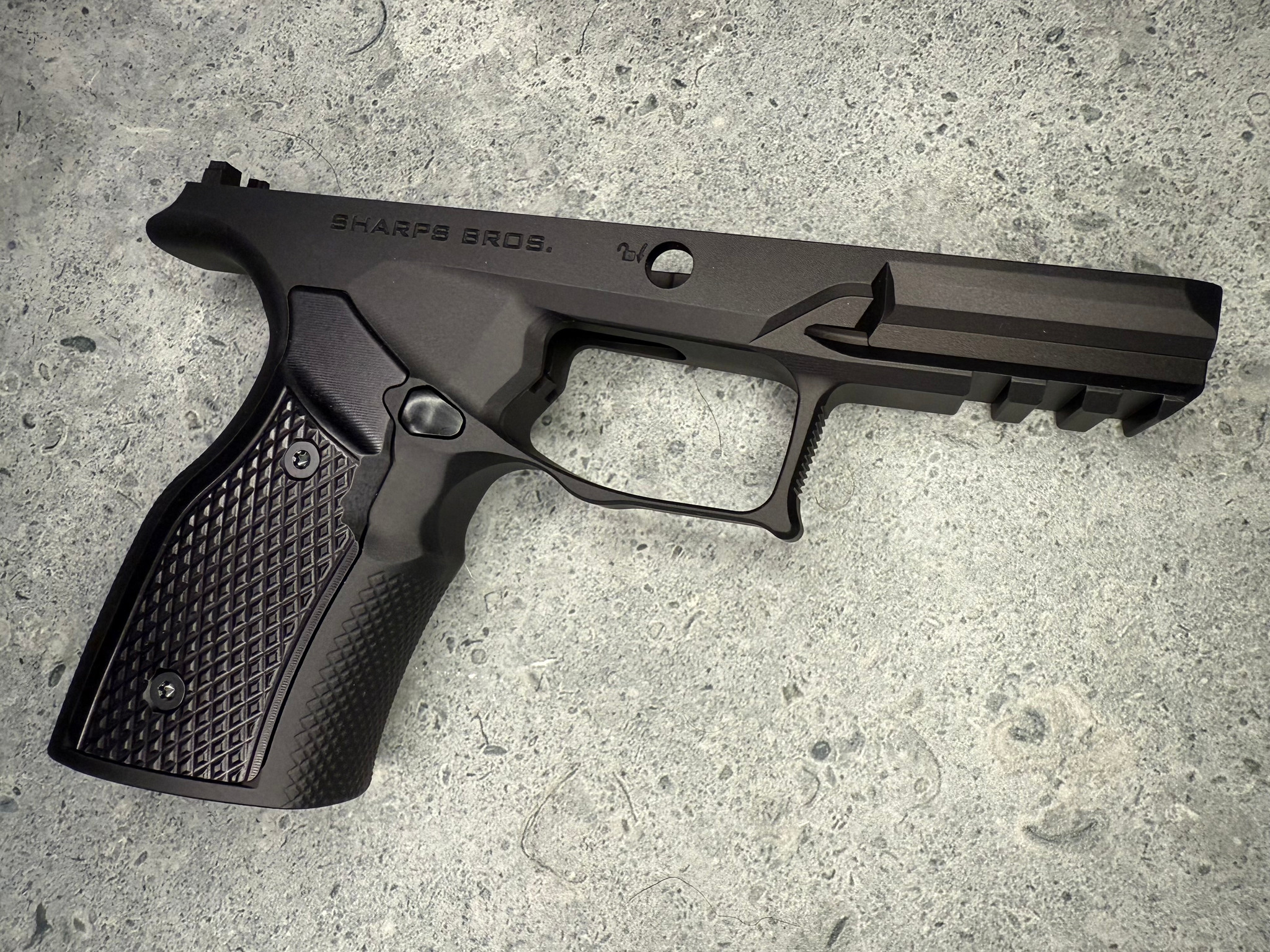 SBGM32. Sharps Bros grip module for the Taurus GX4 Carry - Blacked