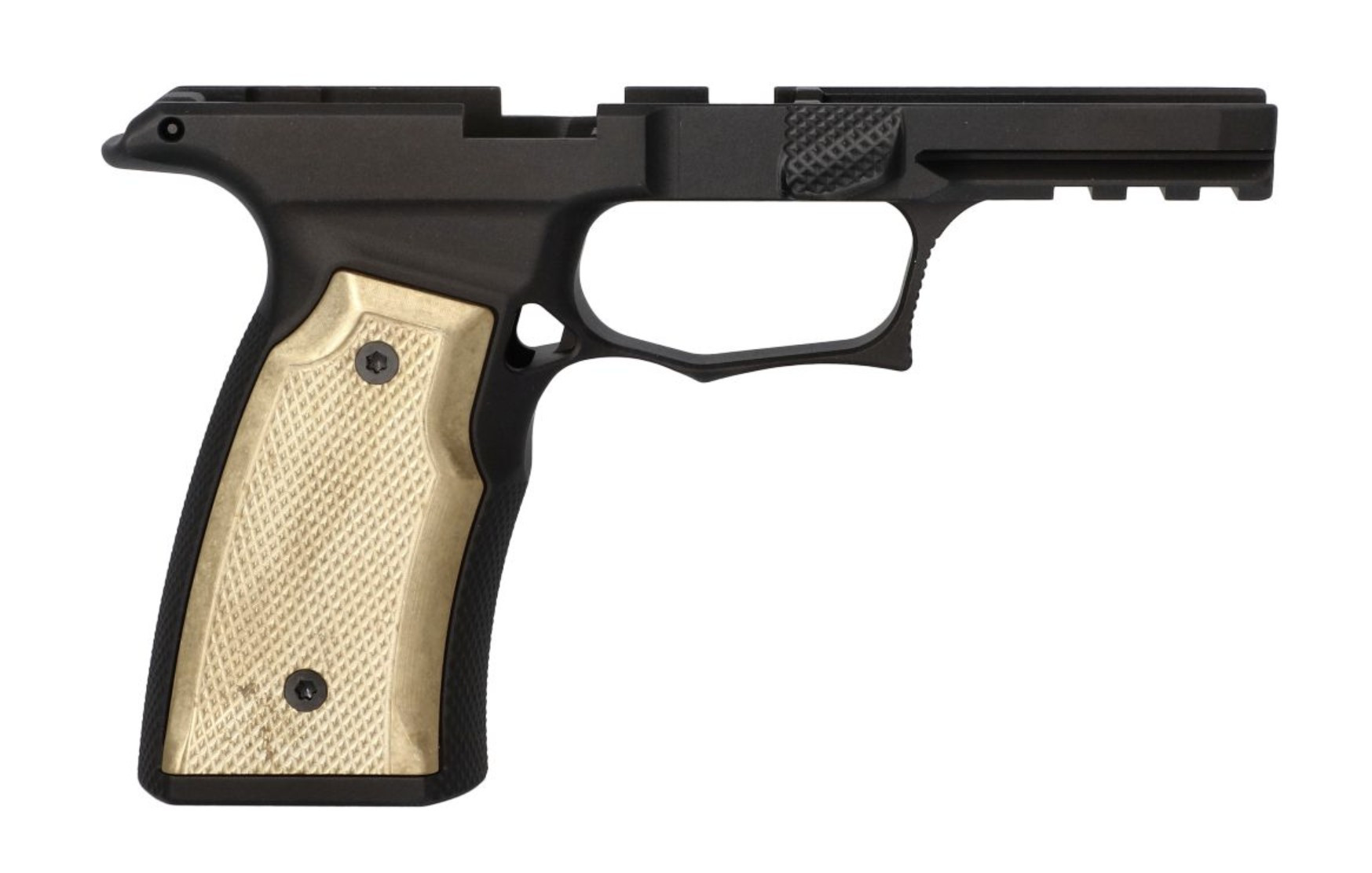SBGM05-G2-BRASS. Sharps Bros grip module for the P365 XMacro
