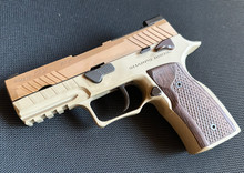 SBGM12. Sharps Bros grip module for the P320 - FDE with Wenge