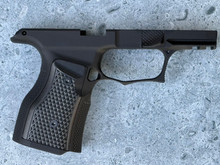 SBGM01-G3-BLK. Sharps Bros grip module for the P365X / P365XL - blacked out aluminum