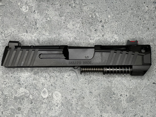 Sharps 365X-Improved w/ RMSc Optic Cut & Integrated Comp - Complete Slide (9mm)