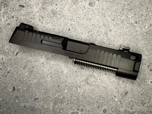 Sharps 365XL-Improved w/ RMSc Optic Cut & Integrated Comp - Complete Slide (9mm)