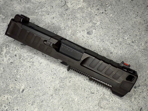Sharps 320-Improved w/ RMSc Optic Cut & Integrated Comp - Complete Slide (9mm)