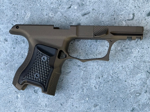 SBGM19-G3. Sharps Bros grip module for the P365 - black anodize