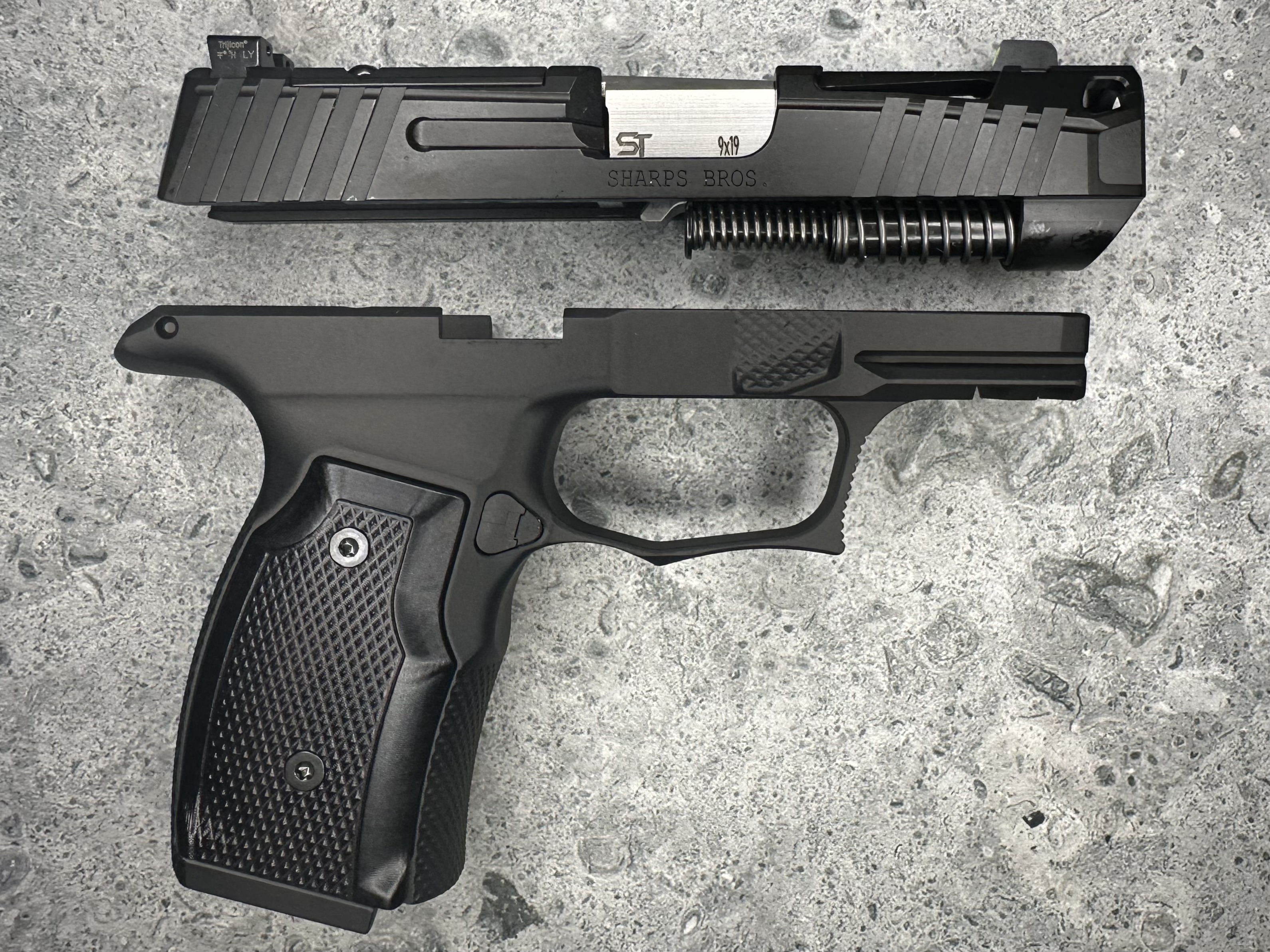 Bros Ks SBPK02. Sharps Bros Pistol Kit for the P365X / P365XL. No FCU