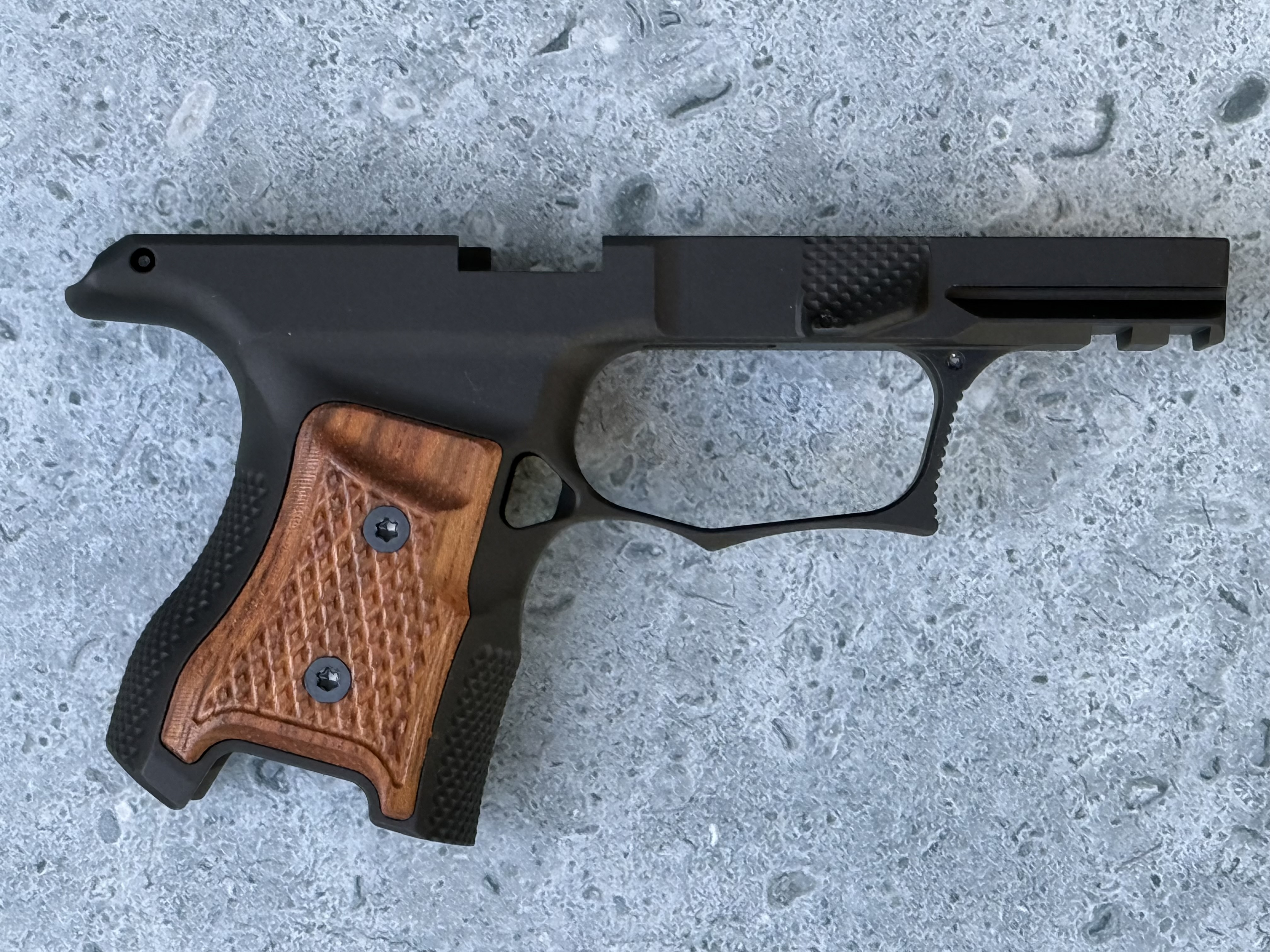 SBGM19-G3. Sharps Bros grip module for the P365 - black anodize