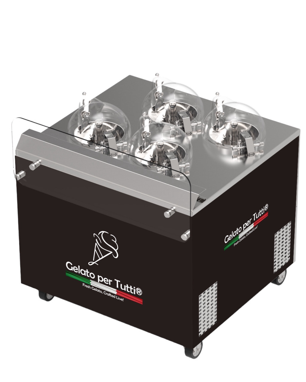 GPT V4C Mobile Gelato Machine Cart | Gelato Per Tutti