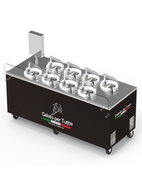 GPT V6 - 6 Cylinder Commercial Gelato Machine