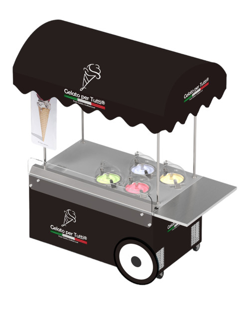 Gelato Machine- Top Churn ice cream machine- Gelato Cart