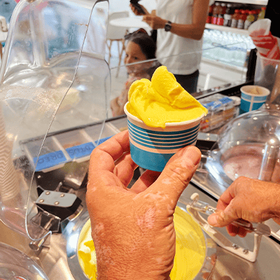 gelato machine bowl