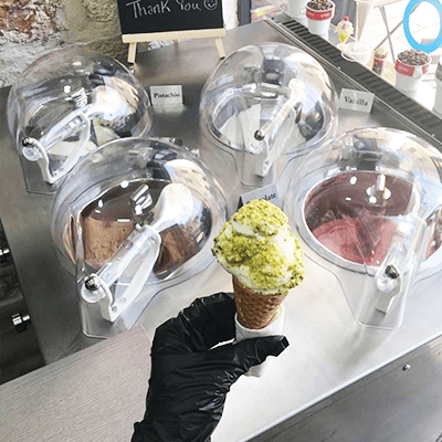 gelato machine cone