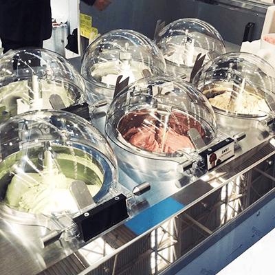 gelato machine container