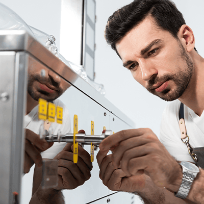 gelato machine setting