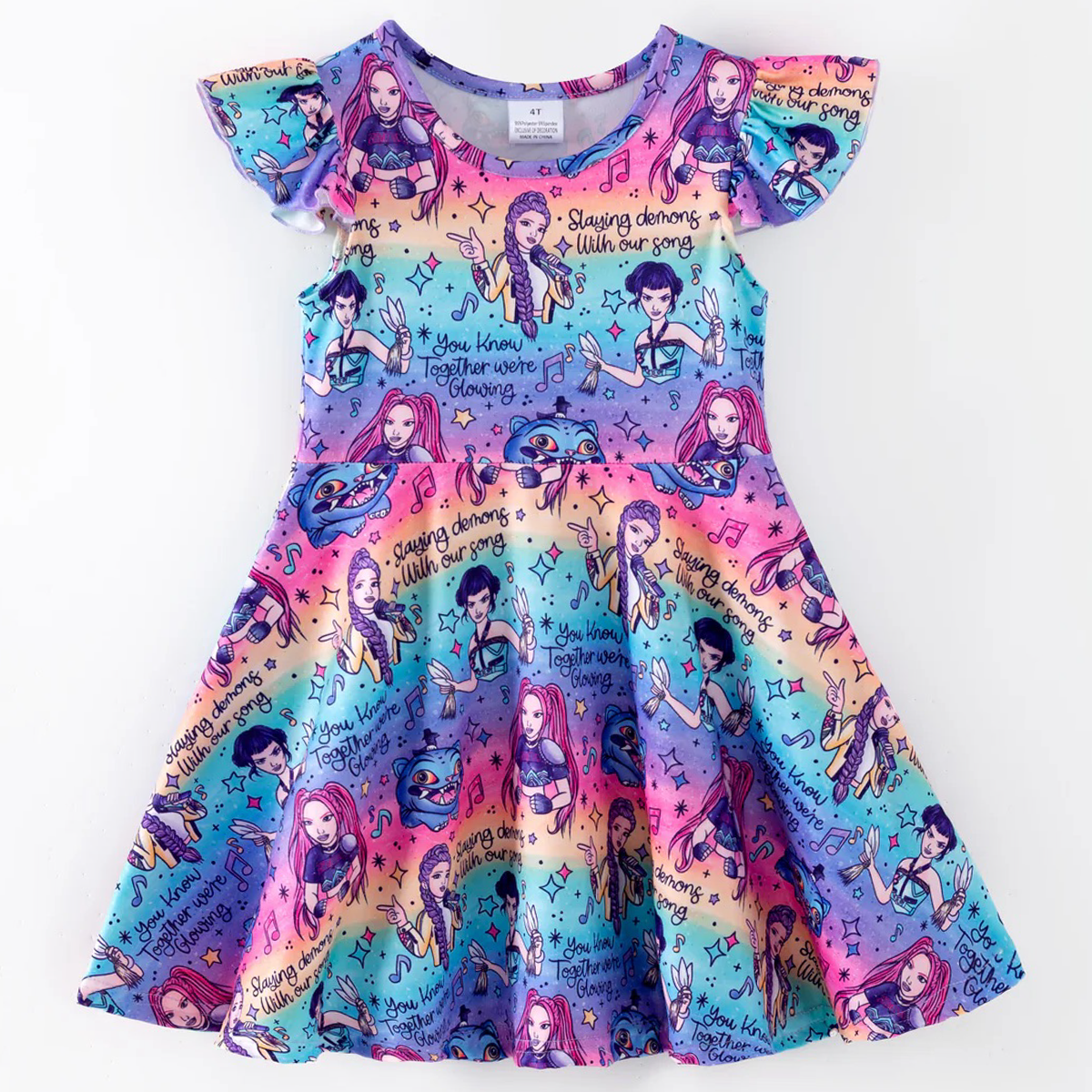HUNTR/X Rainbow Rhythm Twirl Dress