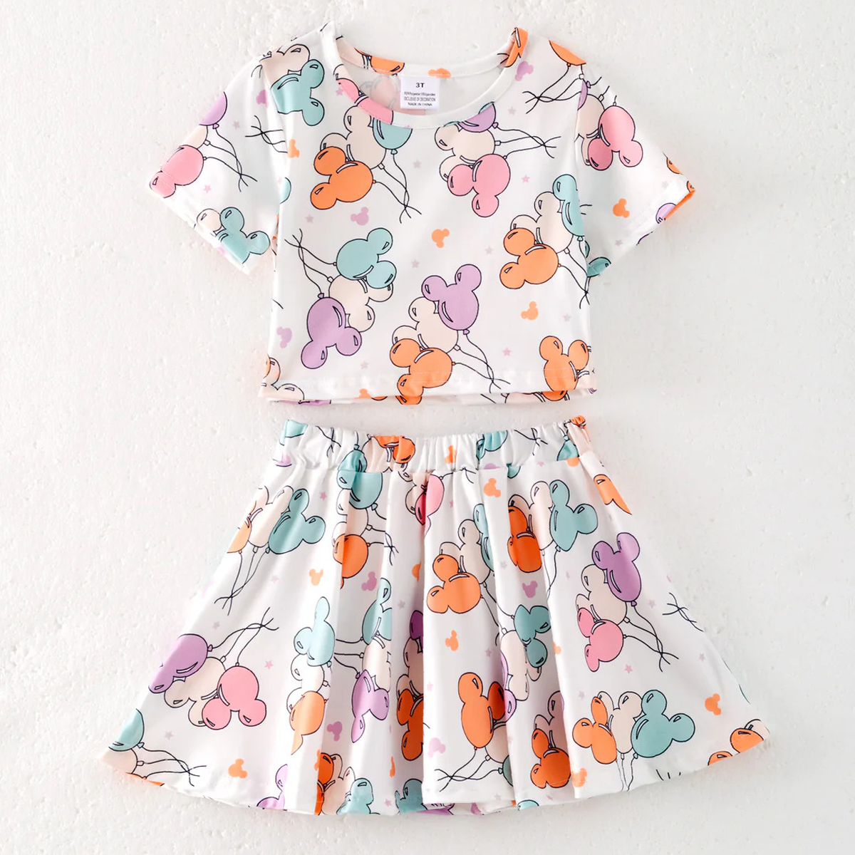 Mickey Balloons Skort Set