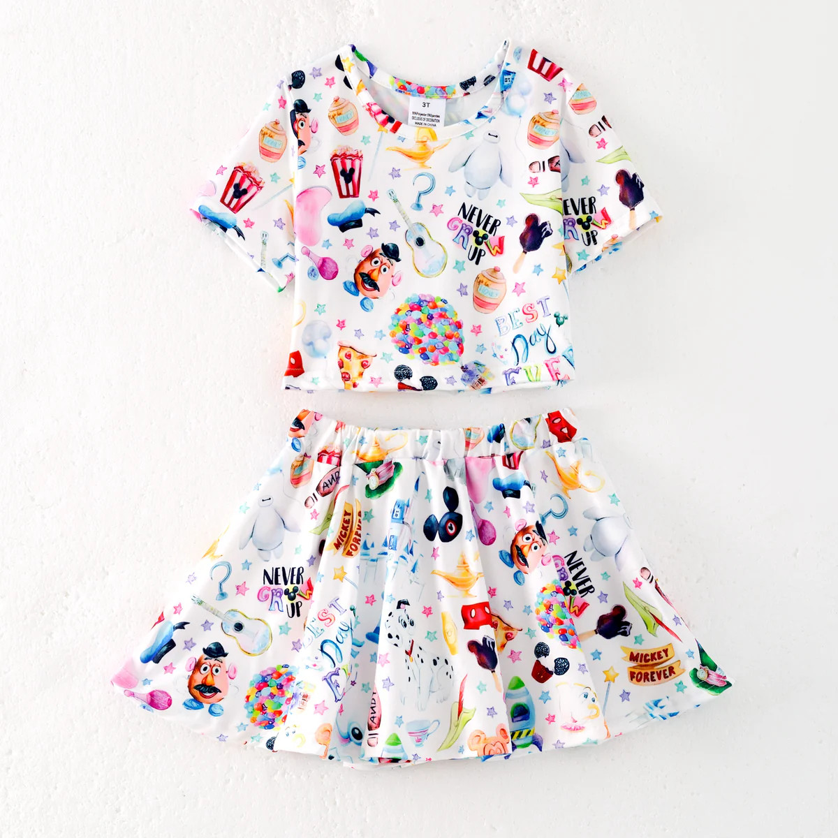 Never Grow Up Skirt Set