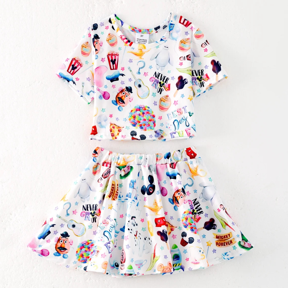 Never Grow Up Skirt Set