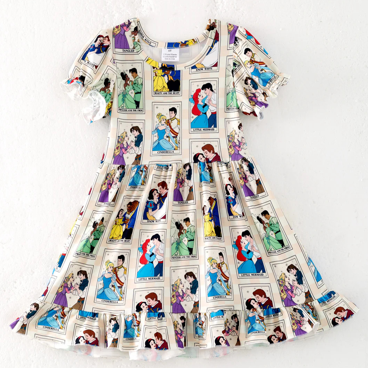 Royal Postcard Flutter Dress