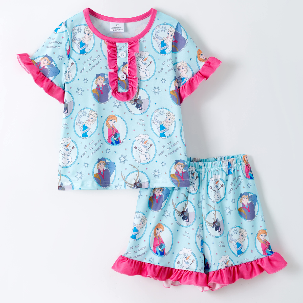 Frozen Friends Henley PJ Set