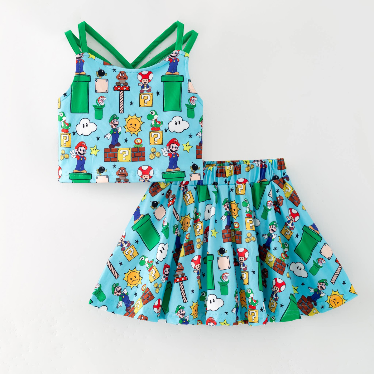 Super Star Gamer Skirt Set