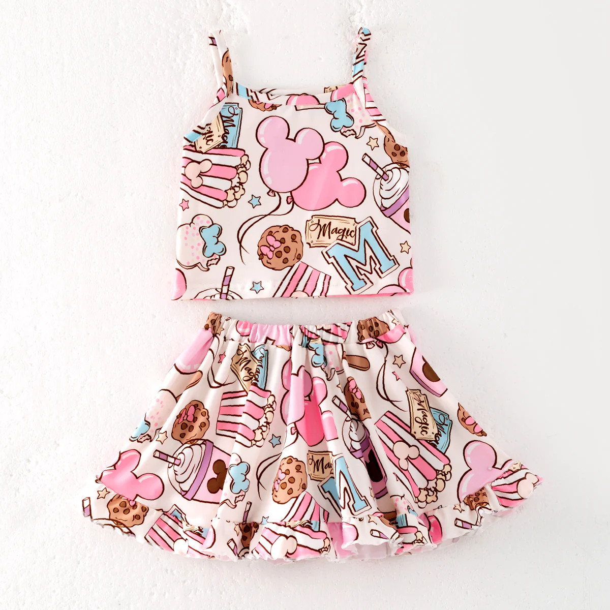Magical Snacks Skirt Set