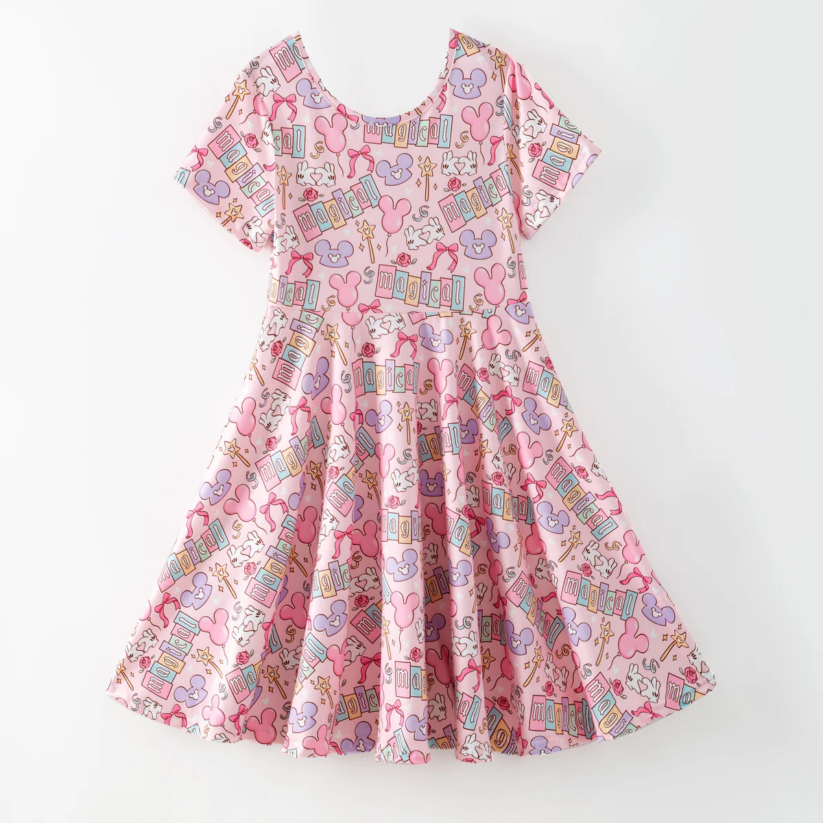 Pink Magical Skater Dress