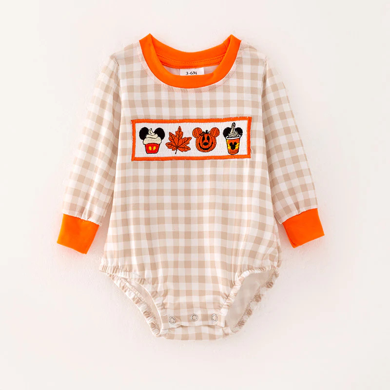 FP FALL TREATS BABY BOYS ROMPER