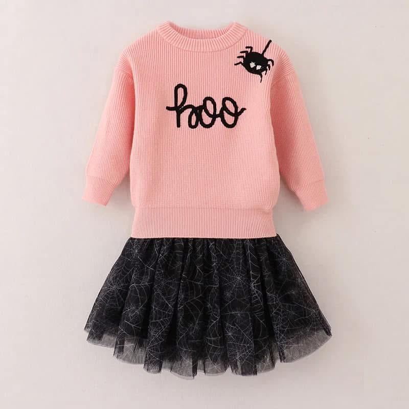 Bubblegum Boo Tulle Set | Size 6T